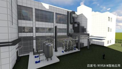 四川时代BIM实在应用 201制药车间建筑与机电建模渲染欣赏