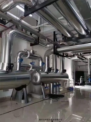 山东滨州无棣县外包铁皮内包岩棉管道保温材料在机电化工领域的应用