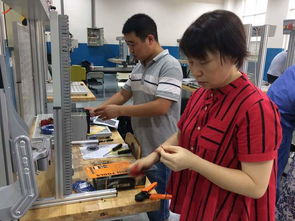 组团队战酷暑 提能力出成果——机电科专业教师参加AHK机电一体化工考试实施培训